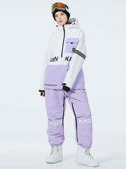 Mountain Peak SnowGuard Schneeanzüge für Damen mit halbem Reißverschluss und Anorak
