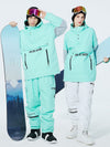 SnowCrest FrostTrek Anorak-Schneeanzüge für Damen mit halbem Reißverschluss