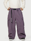 Wild Motion Herren-Schneehose mit reflektierenden Cargotaschen und extra weitem Schnitt