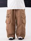 Wild Soul Steeze ParkRider Herren-Skihose mit mehreren Taschen, Utility-Schneehose, Baggy-Schneehose