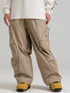 Gsou Snow Damen-Schneehose mit reflektierenden Details und Leuchtkante