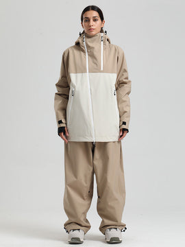 Gsou Snow HyperDrive Ganzjahres-Skianzug für Damen mit Farbblock-Design