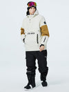 SnowCrest FrostTrek Anorak-Schneeanzüge für Herren mit halbem Reißverschluss