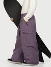 Wild Motion Herren-Schneehose mit reflektierenden Cargotaschen und extra weitem Schnitt