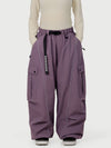 Wild Motion Damen-Schneehose mit reflektierenden Cargotaschen und extra weitem Schnitt