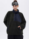 Damen-Abenteuerpullover aus Kunst-Sherpa-Fleece, warm und bergtauglich