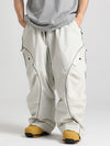Gsou Snow Herren-Schneehose mit reflektierenden Kanten und weitem Sitz