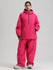 Gsou Snow Damen-Snowboardanzug, strapazierfähig, urbaner Look, Pullover-Anorak