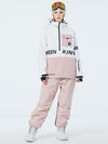 Mountain Peak SnowGuard Schneeanzüge für Damen mit halbem Reißverschluss und Anorak