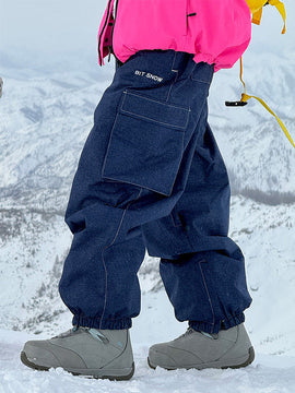 Rabbit Snow Prime Cargo Denim Baggy Snowboardhose für Damen