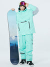 SnowCrest FrostTrek Anorak-Schneeanzüge für Herren mit halbem Reißverschluss