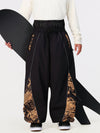 Hyper Flux Herren Hyper Flux Color Graffiti Panel Reflective Line Jogger Baggy Snow Pants