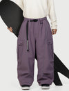 Wild Motion Herren-Schneehose mit reflektierenden Cargotaschen und extra weitem Schnitt