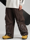 Gsou Snow Furious Spark Reflektierende Cargo-Schneehose für Damen