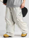 Gsou Snow Herren-Schneehose mit reflektierenden Kanten und weitem Sitz