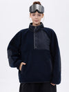 Damen-Abenteuerpullover aus Kunst-Sherpa-Fleece, warm und bergtauglich