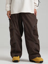 Gsou Snow Damen-Schneehose mit reflektierenden Details und Leuchtkante