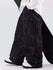 Herren-Skihose mit doppeltem Knieausschnitt Leopardenmuster weit geschnitten für Mountain Freestyle Baggy-Stil