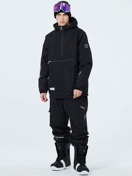 WinterPeak SnowGuard Anorak-Schneeanzüge für Herren mit halbem Reißverschluss