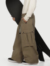 Wild Motion Herren-Schneehose mit reflektierenden Cargotaschen und extra weitem Schnitt