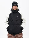 Herren Mountain Freestyle Cargo Pocket Pullover Bomber Snowboardjacke