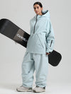 Gsou Snow Damen-Snowboardanzug, strapazierfähig, urbaner Look, Pullover-Anorak