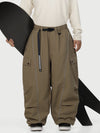 Wild Motion Herren-Schneehose mit reflektierenden Cargotaschen und extra weitem Schnitt