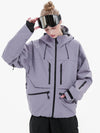 Strapazierfähige, locker sitzende Damen-Cargo-Schneejacke von Steeze HypeShred