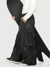 Wild Motion Herren-Schneehose mit reflektierenden Cargotaschen und extra weitem Schnitt