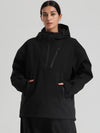Gsou Snow Damen-Pullover-Anorak, strapazierfähig, Bergflauschig, Baggy-Schneejacke