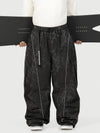 Wild Motion Herren-Schneehose mit reflektierenden Cargotaschen und extra weitem Schnitt
