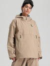 Gsou Snow Damen-Pullover-Anorak, strapazierfähig, Bergflauschig, Baggy-Schneejacke