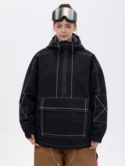 Mountain Vibe Streetstorm Pullover-Snowboardjacke für Damen – Ganzjahresjacke