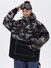 Damen-Snowboardjacke Mountain Vibe Streetstorm Pullover Camo – Ganzjahresjacke