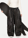 Wild Motion Damen-Schneehose mit reflektierenden Cargotaschen und extra weitem Schnitt