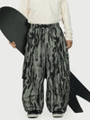 Wild Motion Herren-Schneehose mit reflektierenden Cargotaschen und extra weitem Schnitt