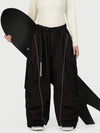 Wild Motion Damen-Schneehose mit reflektierenden Cargotaschen und extra weitem Schnitt