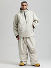 Gsou Snow Herren-Snowboardanzug, strapazierfähig, urbaner Look, Pullover-Anorak