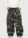 Wild Motion Herren-Schneehose mit reflektierenden Cargotaschen und extra weitem Schnitt