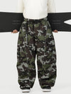 Wild Motion Herren-Schneehose mit reflektierenden Cargotaschen und extra weitem Schnitt