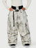 Funktionelle Damen-Streetwear-Cargohose mit Gürtel und mehreren Taschen, Baggy-Schneehose