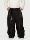 Wild Motion Herren-Schneehose mit reflektierenden Cargotaschen und extra weitem Schnitt