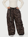 Wild Motion Damen-Schneehose mit reflektierenden Cargotaschen und extra weitem Schnitt