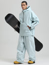 Gsou Snow Herren-Snowboardanzug, strapazierfähig, urbaner Look, Pullover-Anorak