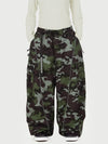 Wild Motion Damen-Schneehose mit reflektierenden Cargotaschen und extra weitem Schnitt