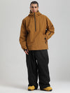 Gsou Snow Herren-Snowboardanzug, strapazierfähig, urbaner Look, Pullover-Anorak