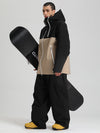Gsou Snow HyperDrive Ganzjahres-Skianzug für Herren, Farbblock-Design, Cargo-Stil