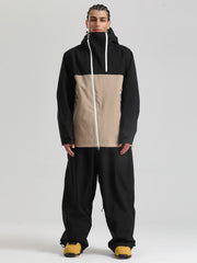 Gsou Snow HyperDrive Ganzjahres-Skianzug für Herren, Farbblock-Design, Cargo-Stil