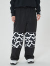 Swaggy Herren Cargo-Schneehose mit reflektierenden Knieeinsätzen