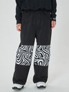 Swaggy Damen-Cargo-Schneehose mit reflektierenden Knie-Einsätzen
